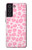 S2213 ピンクのヒョウ柄 Pink Leopard Pattern Samsung Galaxy S21 FE 5G バックケース、フリップケース・カバー