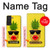 S2443 楽しい パイナップルサングラス 接吻 Funny Pineapple Sunglasses Kiss Samsung Galaxy S21 FE 5G バックケース、フリップケース・カバー