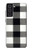 S2842 ブラックとホワイトバッファローチェック柄 Black and White Buffalo Check Pattern Samsung Galaxy S21 FE 5G バックケース、フリップケース・カバー