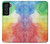 S2945 カラフル水彩 Colorful Watercolor Samsung Galaxy S21 FE 5G バックケース、フリップケース・カバー