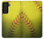 S3031 黄色のソフトボール Yellow Softball Ball Samsung Galaxy S21 FE 5G バックケース、フリップケース・カバー