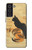 S3229 ヴィンテージ猫ポスター Vintage Cat Poster Samsung Galaxy S21 FE 5G バックケース、フリップケース・カバー