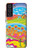 S3407 ヒッピーアート Hippie Art Samsung Galaxy S21 FE 5G バックケース、フリップケース・カバー