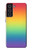 S3698 LGBTグラデーションプライドフラグ LGBT Gradient Pride Flag Samsung Galaxy S21 FE 5G バックケース、フリップケース・カバー