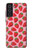 S3719 いちご柄 Strawberry Pattern Samsung Galaxy S21 FE 5G バックケース、フリップケース・カバー
