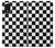 S1611 チェッカーボード Black and White Check Chess Board Samsung Galaxy Xcover 5 バックケース、フリップケース・カバー