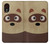 S2825 かわいいアライグマ Cute Cartoon Raccoon Samsung Galaxy Xcover 5 バックケース、フリップケース・カバー