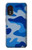 S2958 陸軍青迷彩 Army Blue Camo Camouflage Samsung Galaxy Xcover 5 バックケース、フリップケース・カバー