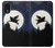 S3289 飛豚 満月 Flying Pig Full Moon Night Samsung Galaxy Xcover 5 バックケース、フリップケース・カバー