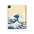 S2790 北斎 神奈川沖浪裏 Hokusai Under The Wave off Kanagawa iPad Pro 12.9 (2022, 2021, 2020, 2018), iPad Air 13 (2025, 2024) タブレットケース