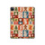 S2854 かわいいクリスマスのパターン Cute Xmas Pattern iPad Pro 12.9 (2022, 2021, 2020, 2018), iPad Air 13 (2025, 2024) タブレットケース