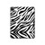 S3056 シマウマスキングラフィックプリント Zebra Skin Texture Graphic Printed iPad Pro 12.9 (2022,2021,2020,2018, 3rd, 4th, 5th, 6th) タブレットケース