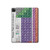 S3383 周期表 Periodic Table iPad Pro 12.9 (2022, 2021, 2020, 2018), iPad Air 13 (2025, 2024) タブレットケース