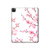 S3707 ピンクの桜の春の花 Pink Cherry Blossom Spring Flower iPad Pro 12.9 (2022, 2021, 2020, 2018), iPad Air 13 (2025, 2024) タブレットケース