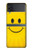S1146 スマイル黄色の日 Yellow Sun Smile Samsung Galaxy Z Flip 3 5G バックケース、フリップケース・カバー