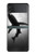 S2367 サメモノクロ Shark Monochrome Samsung Galaxy Z Flip 3 5G バックケース、フリップケース・カバー
