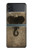 S2516 エレファントスキングラフィックプリント Elephant Skin Graphic Printed Samsung Galaxy Z Flip 3 5G バックケース、フリップケース・カバー