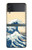 S2790 北斎 神奈川沖浪裏 Hokusai Under The Wave off Kanagawa Samsung Galaxy Z Flip 3 5G バックケース、フリップケース・カバー