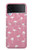 S2858 ピンクフラミンゴ柄 Pink Flamingo Pattern Samsung Galaxy Z Flip 3 5G バックケース、フリップケース・カバー
