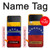 S2974 ベネズエラサッカー Venezuela Football Soccer Map Flag Samsung Galaxy Z Flip 3 5G バックケース、フリップケース・カバー
