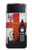 S2979 イングランドサッカー England Football Soccer Flag Samsung Galaxy Z Flip 3 5G バックケース、フリップケース・カバー