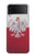 S3005 ポーランドサッカー Poland Football Soccer Flag Samsung Galaxy Z Flip 3 5G バックケース、フリップケース・カバー