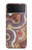 S3034 大理石グラフィック Colored Marble Texture Printed Samsung Galaxy Z Flip 3 5G バックケース、フリップケース・カバー