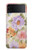 S3035 花 Sweet Flower Painting Samsung Galaxy Z Flip 3 5G バックケース、フリップケース・カバー