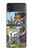 S3067 タロットカード カップの女王 Tarot Card Queen of Cups Samsung Galaxy Z Flip 3 5G バックケース、フリップケース・カバー