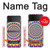 S3162 カラフルなサイケデリック Colorful Psychedelic Samsung Galaxy Z Flip 3 5G バックケース、フリップケース・カバー