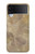 S3240 黄色の大理石 Yellow Marble Stone Samsung Galaxy Z Flip 3 5G バックケース、フリップケース・カバー