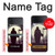 S3262 恐るべき 夜の月 墓地 Grim Reaper Night Moon Cemetery Samsung Galaxy Z Flip 3 5G バックケース、フリップケース・カバー