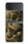 S3358 ヴィンセント・ヴァン・ゴッホ スケルトンタバコ Vincent Van Gogh Skeleton Cigarette Samsung Galaxy Z Flip 3 5G バックケース、フリップケース・カバー