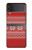 S3384 冬のシームレスな編み物パターン Winter Seamless Knitting Pattern Samsung Galaxy Z Flip 3 5G バックケース、フリップケース・カバー