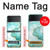 S3399 緑の大理石のグラフィックプリント Green Marble Graphic Print Samsung Galaxy Z Flip 3 5G バックケース、フリップケース・カバー