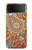 S3402 ペイズリー花柄 Floral Paisley Pattern Seamless Samsung Galaxy Z Flip 3 5G バックケース、フリップケース・カバー