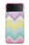 S3514 虹色ジグザグ Rainbow Zigzag Samsung Galaxy Z Flip 3 5G バックケース、フリップケース・カバー