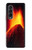 S0745 火山の溶岩 Volcano Lava Samsung Galaxy Z Fold 3 5G バックケース、フリップケース・カバー