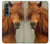 S1595 美しいブラウン馬 Beautiful Brown Horse Samsung Galaxy Z Fold 3 5G バックケース、フリップケース・カバー