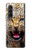 S1932 ブルーアイヒョウ Blue Eyed Leopard Samsung Galaxy Z Fold 3 5G バックケース、フリップケース・カバー