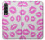 S2214 ピンクの唇のキス Pink Lips Kisses Samsung Galaxy Z Fold 3 5G バックケース、フリップケース・カバー