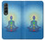 S2295 仏オーラチャクラバランシングヒーリング Bhuddha Aura Chakra Balancing Healing Samsung Galaxy Z Fold 3 5G バックケース、フリップケース・カバー
