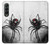 S2386 クロゴケグモ Black Widow Spider Samsung Galaxy Z Fold 3 5G バックケース、フリップケース・カバー