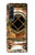 S2412 ヴィンテージ深海ダイビングヘルメット Vintage Deep Sea Diving Helmet Samsung Galaxy Z Fold 3 5G バックケース、フリップケース・カバー