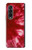 S2480 赤絞り染め Tie Dye Red Samsung Galaxy Z Fold 3 5G バックケース、フリップケース・カバー