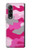 S2525 ンク迷彩 Pink Camo Camouflage Samsung Galaxy Z Fold 3 5G バックケース、フリップケース・カバー