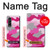 S2525 ンク迷彩 Pink Camo Camouflage Samsung Galaxy Z Fold 3 5G バックケース、フリップケース・カバー