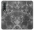 S2526 ブラックマーブルグラフィックプリント Black Marble Graphic Printed Samsung Galaxy Z Fold 3 5G バックケース、フリップケース・カバー