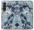 S2689 ブルーマーブルグラフィックプリント Blue Marble Texture Graphic Printed Samsung Galaxy Z Fold 3 5G バックケース、フリップケース・カバー