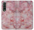 S2843 ピンクマーブル Pink Marble Texture Samsung Galaxy Z Fold 3 5G バックケース、フリップケース・カバー